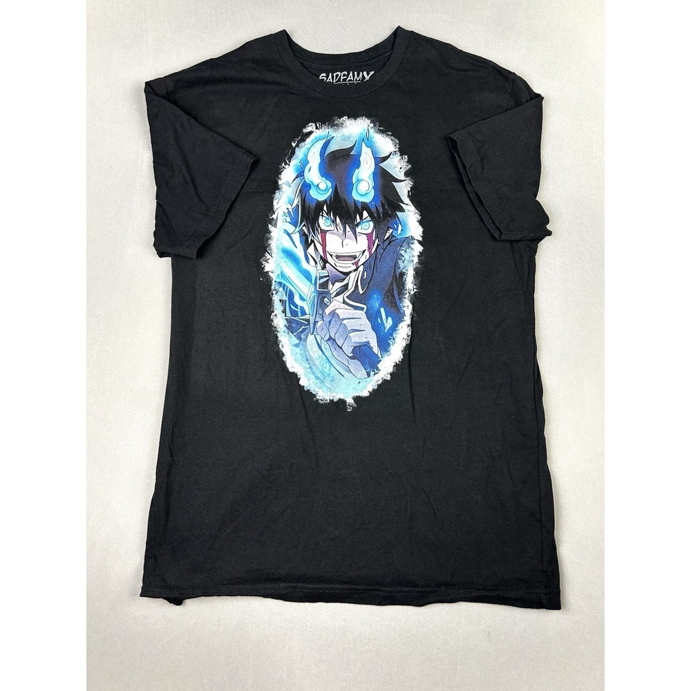 Anime Manga‎ Men's L Sad Fam Art Graphic Tee Shirt NEW No Tags